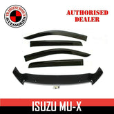 Bonnet Protector, Weathershields For Isuzu MUX MY21/22/23 Window Visors